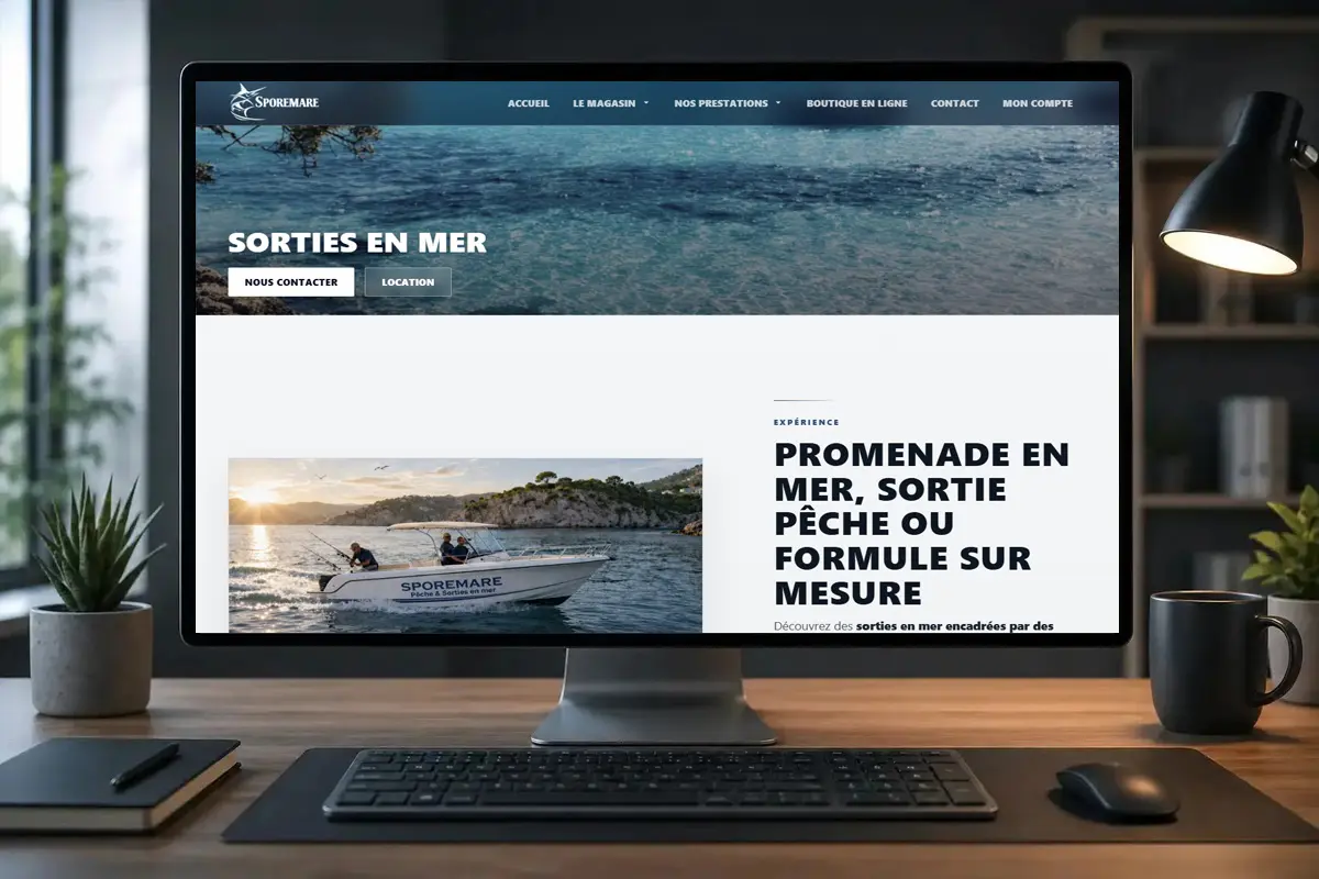 Présentation des sorties en mer proposées par Sporemare