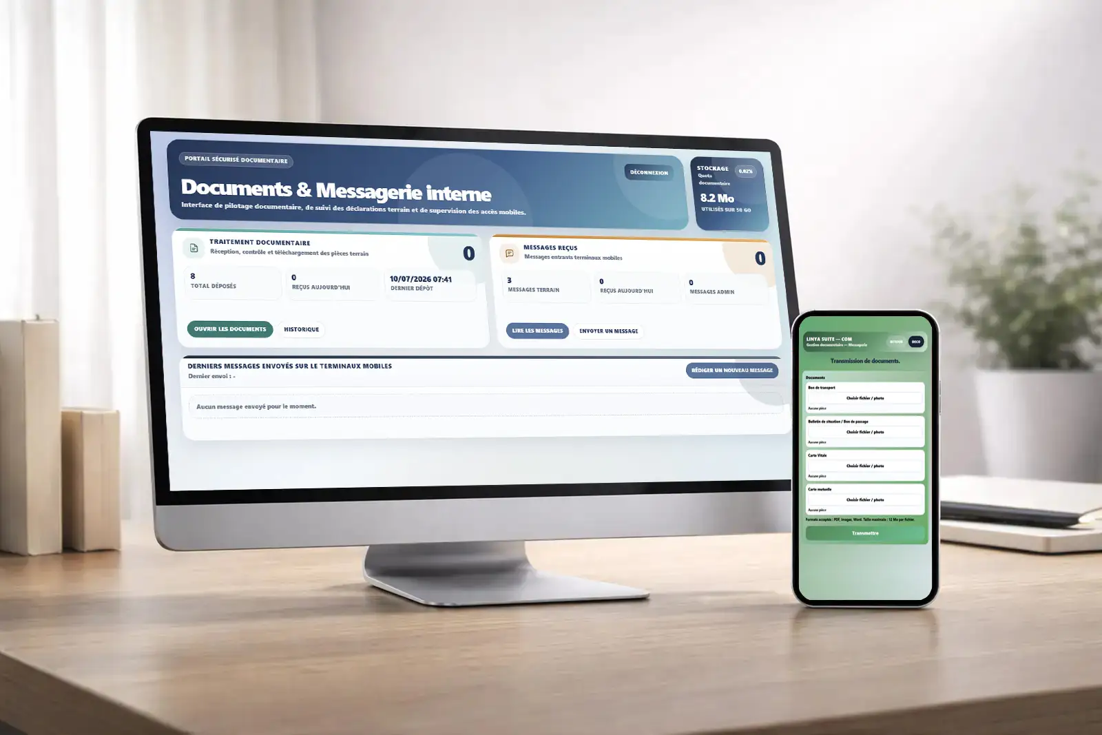 Présentation complète de l’application de documents et messagerie terrain