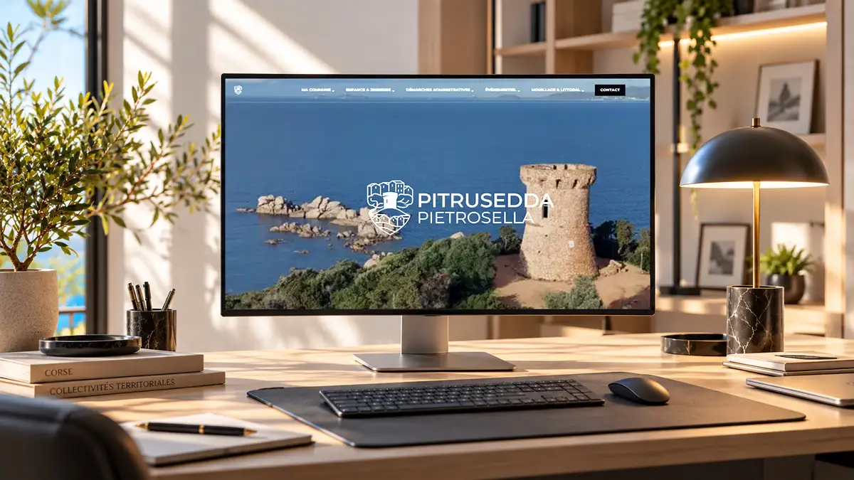 Présentation complète du site de communication institutionnelle